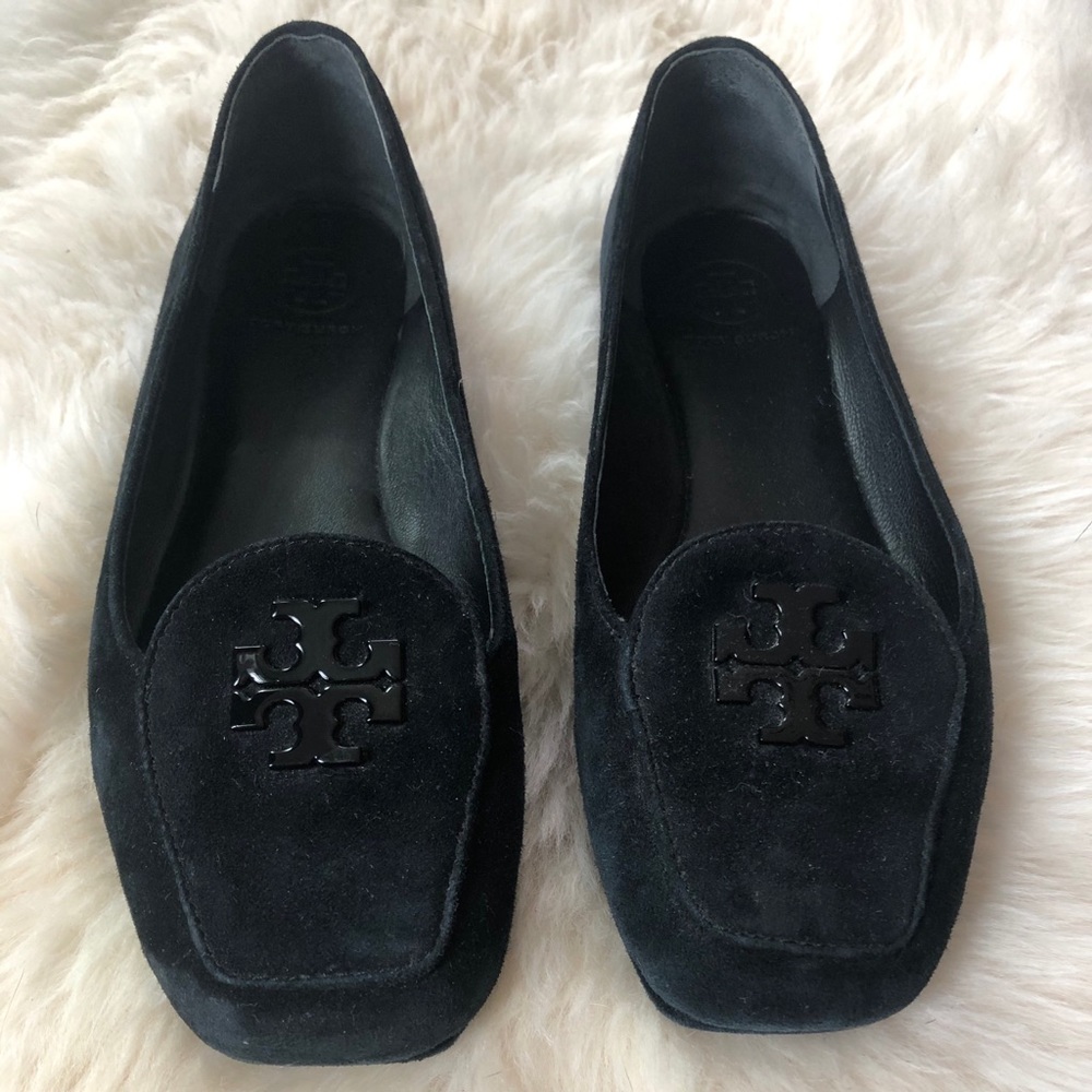 Tory Burch suede loafers